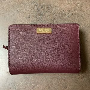 Kate Spade maroon wallet